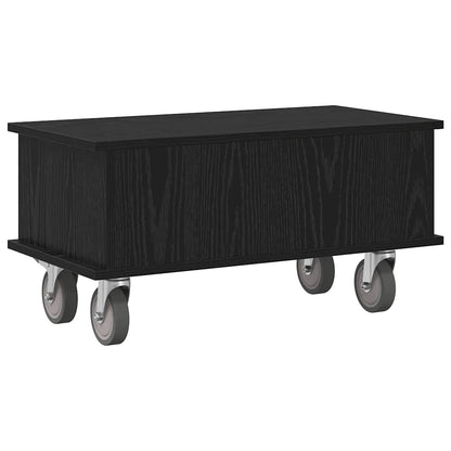 TV Stand 68.5 x 35 x 35 cm Black Oak Engineered Wood