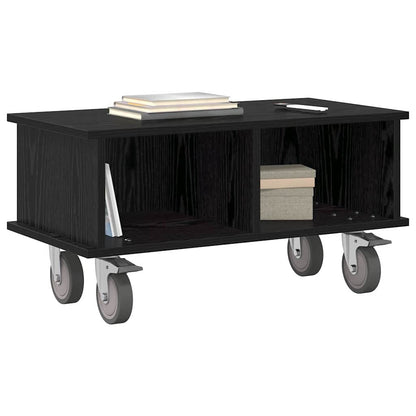 TV Stand 68.5 x 35 x 35 cm Black Oak Engineered Wood