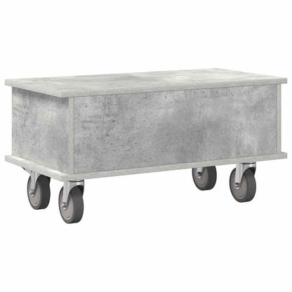 TV Stand 68.5 x 35 x 35 cm Concrete Grey Engineered Wood