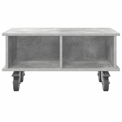 TV Stand 68.5 x 35 x 35 cm Concrete Grey Engineered Wood
