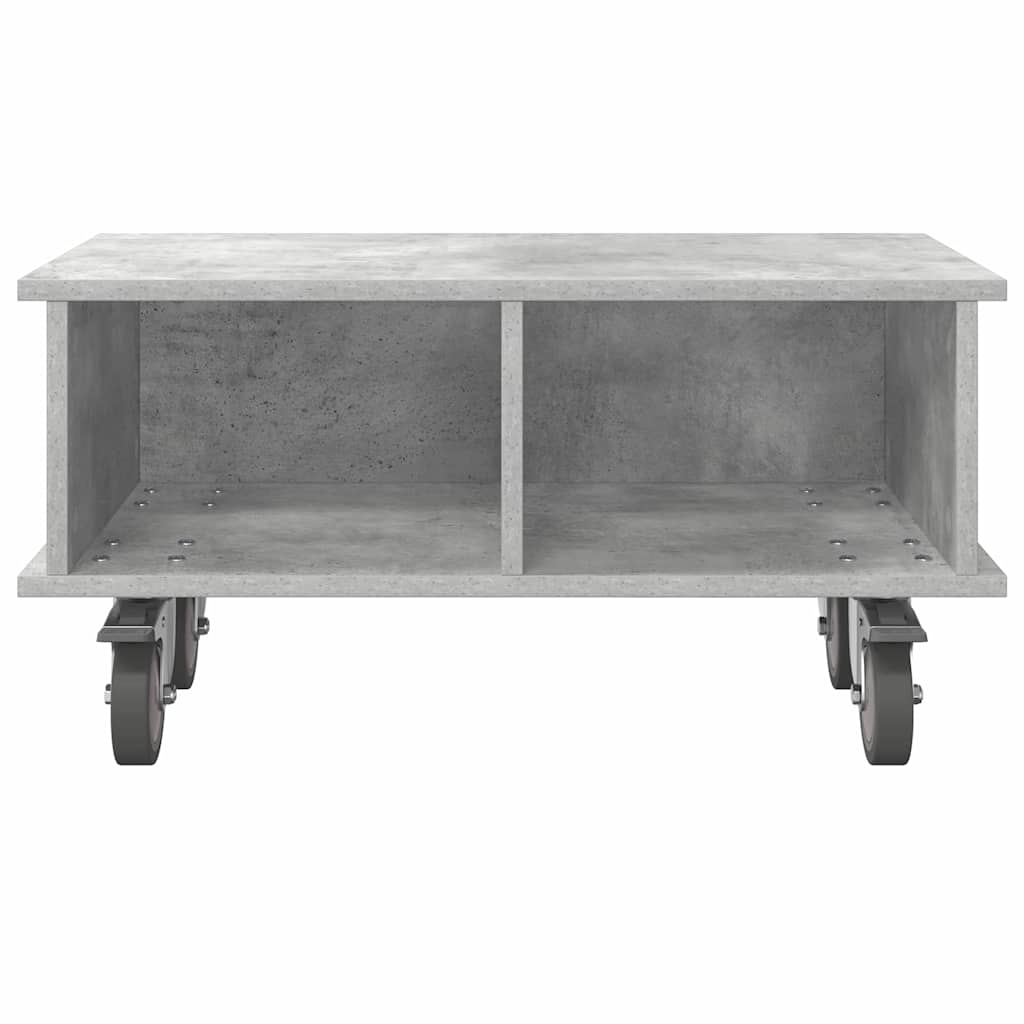 TV Stand Concrete Grey 68.5 x 35 x 35 cm Engineered Wood