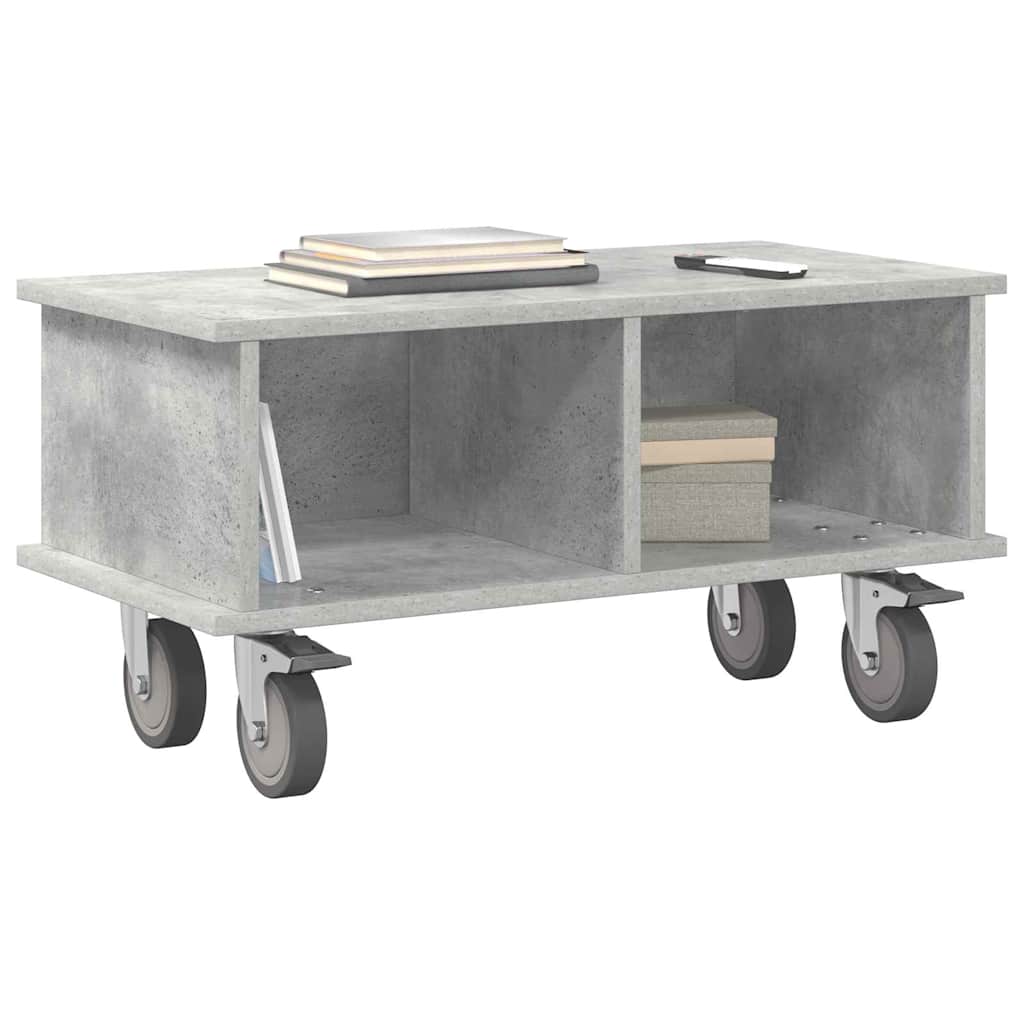 TV Stand Concrete Grey 68.5 x 35 x 35 cm Engineered Wood