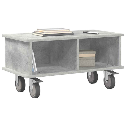 TV Stand Concrete Grey 68.5 x 35 x 35 cm Engineered Wood