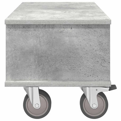 TV Stand 68.5 x 35 x 35 cm Concrete Grey Engineered Wood