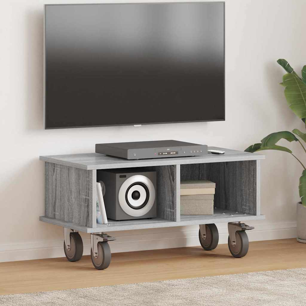 TV Stand 68.5 x 35 x 35 cm Grey Sonoma Engineered Wood
