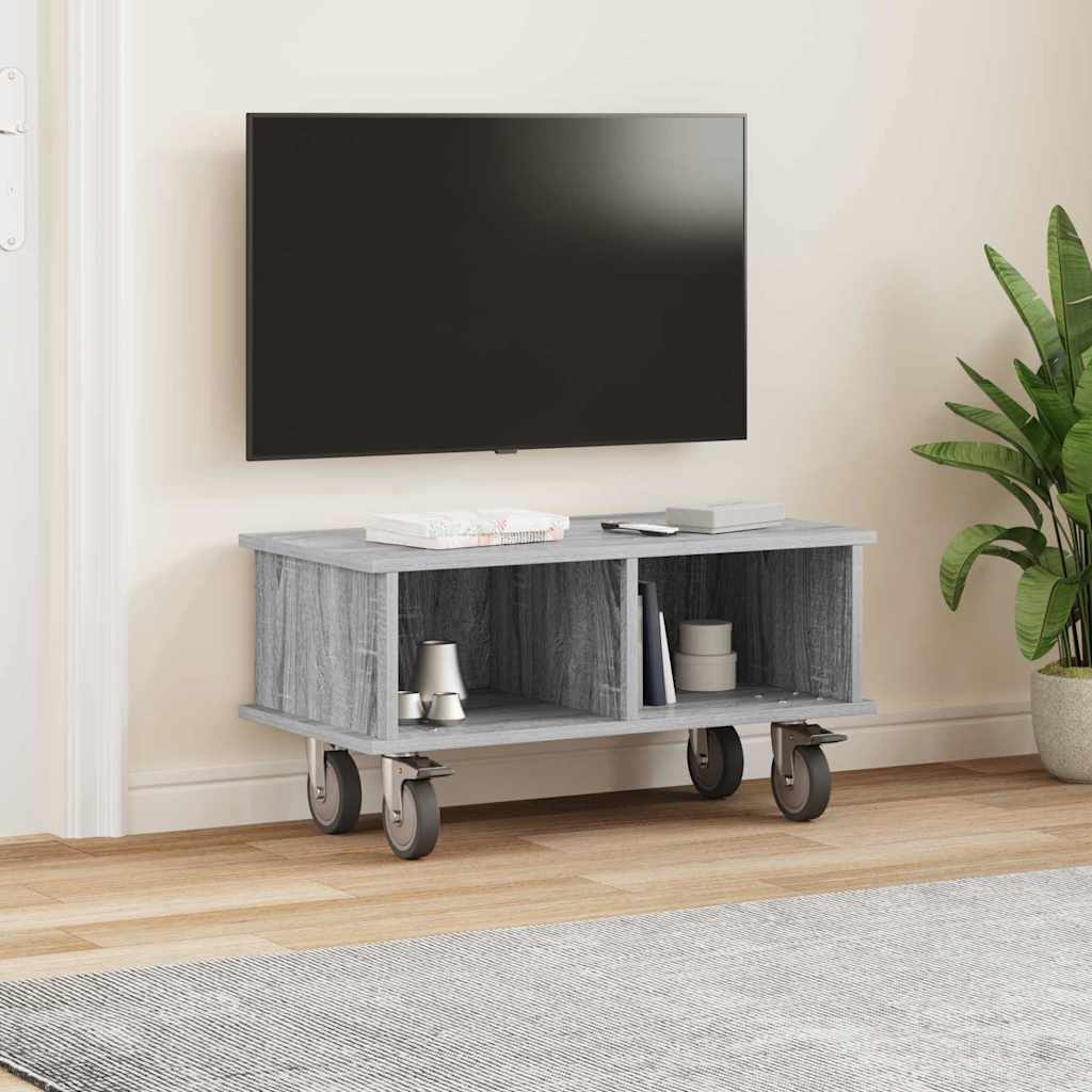 TV Stand 68.5 x 35 x 35 cm Grey Sonoma Engineered Wood