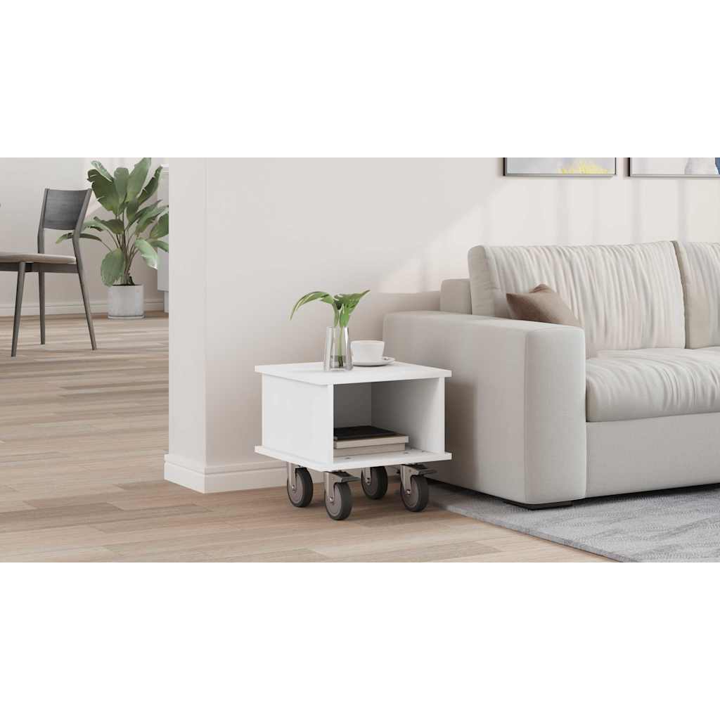 TV Stand White 37 x 35 x 35 cm Engineered Wood