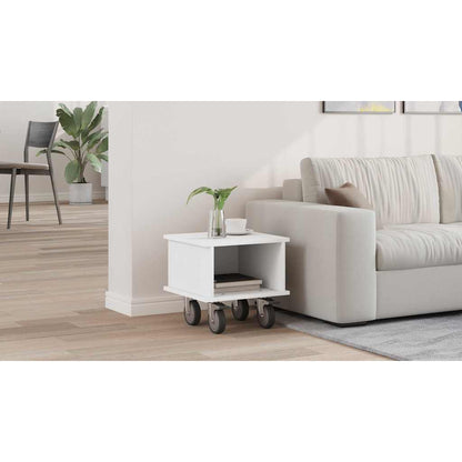 TV Stand White 37 x 35 x 35 cm Engineered Wood