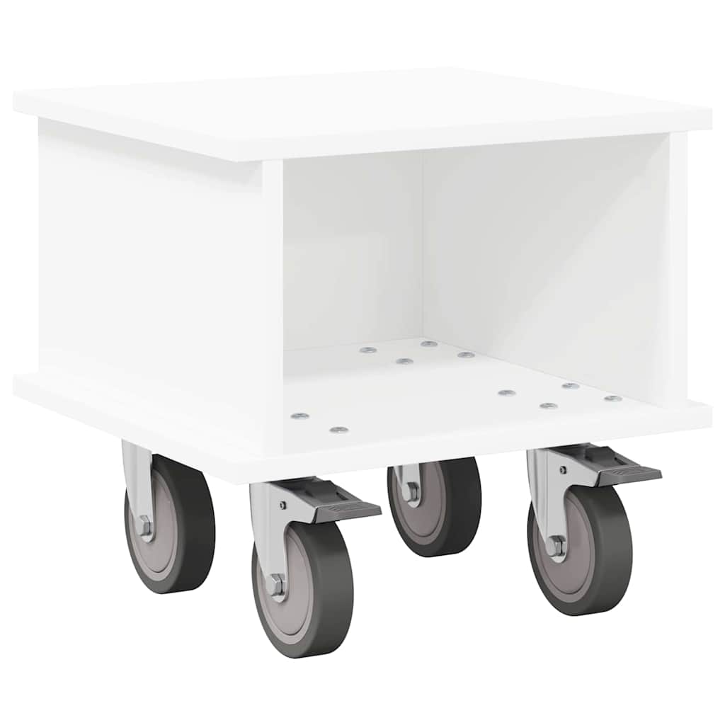 TV Stand White 37 x 35 x 35 cm Engineered Wood