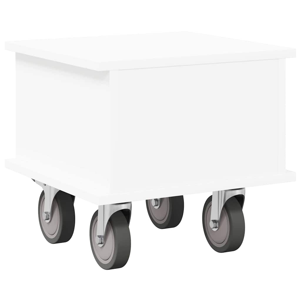 TV Stand White 37 x 35 x 35 cm Engineered Wood