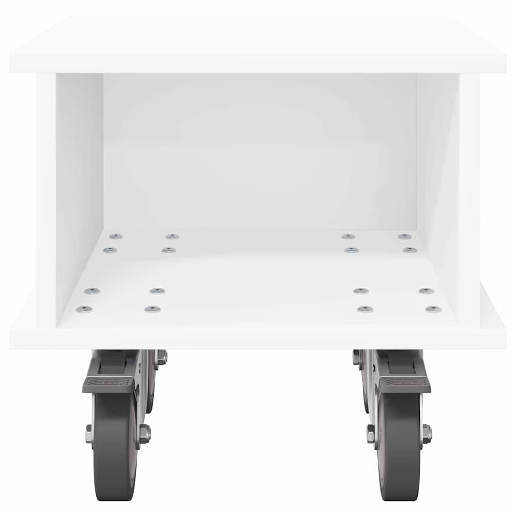 TV Stand White 37 x 35 x 35 cm Engineered Wood