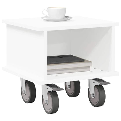 TV Stand 37 x 35 x 35 cm White Engineered Wood