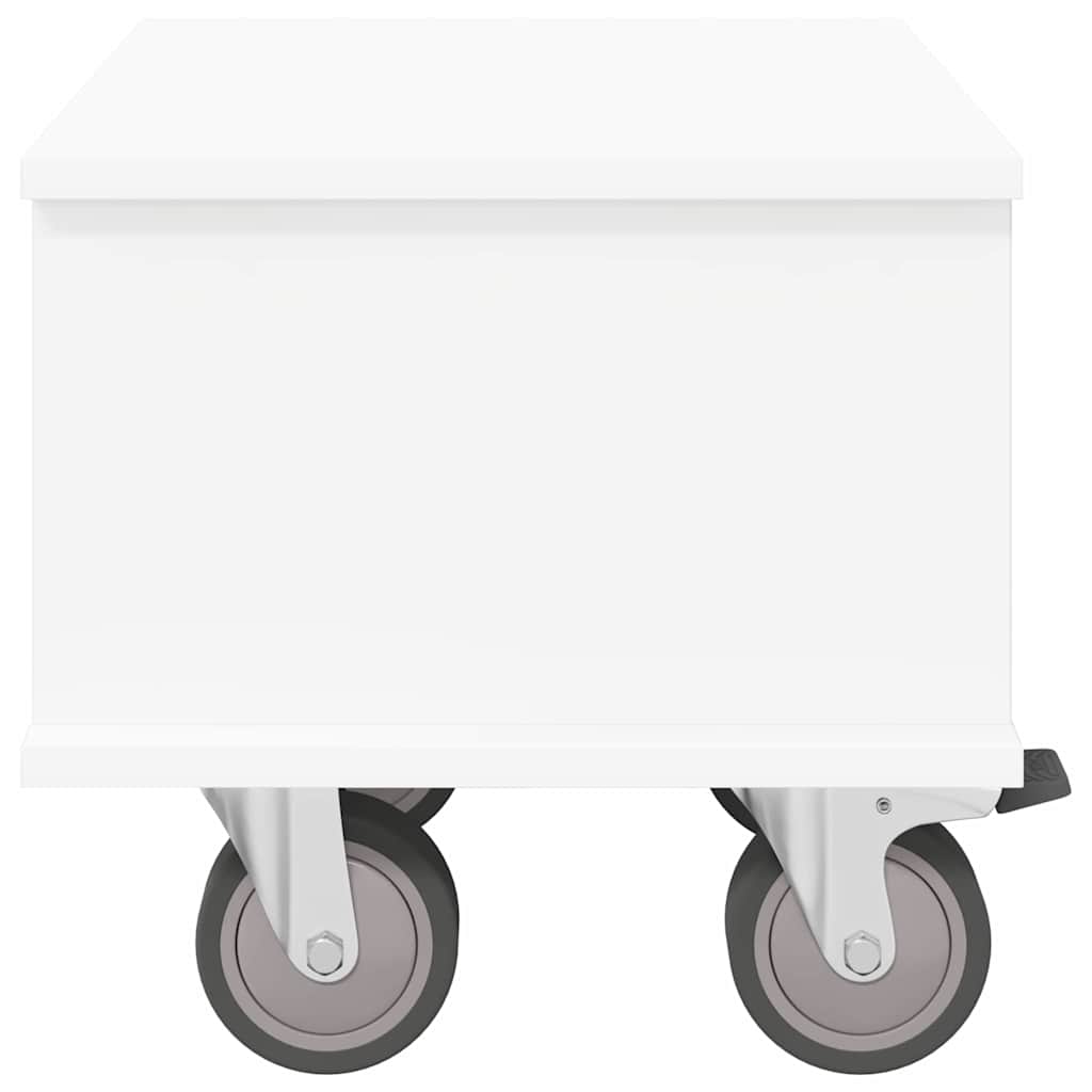 TV Stand 37 x 35 x 35 cm White Engineered Wood