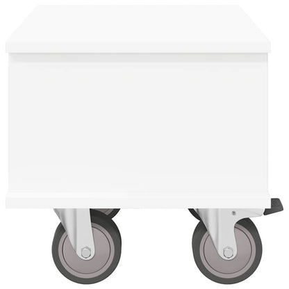 TV Stand 37 x 35 x 35 cm White Engineered Wood