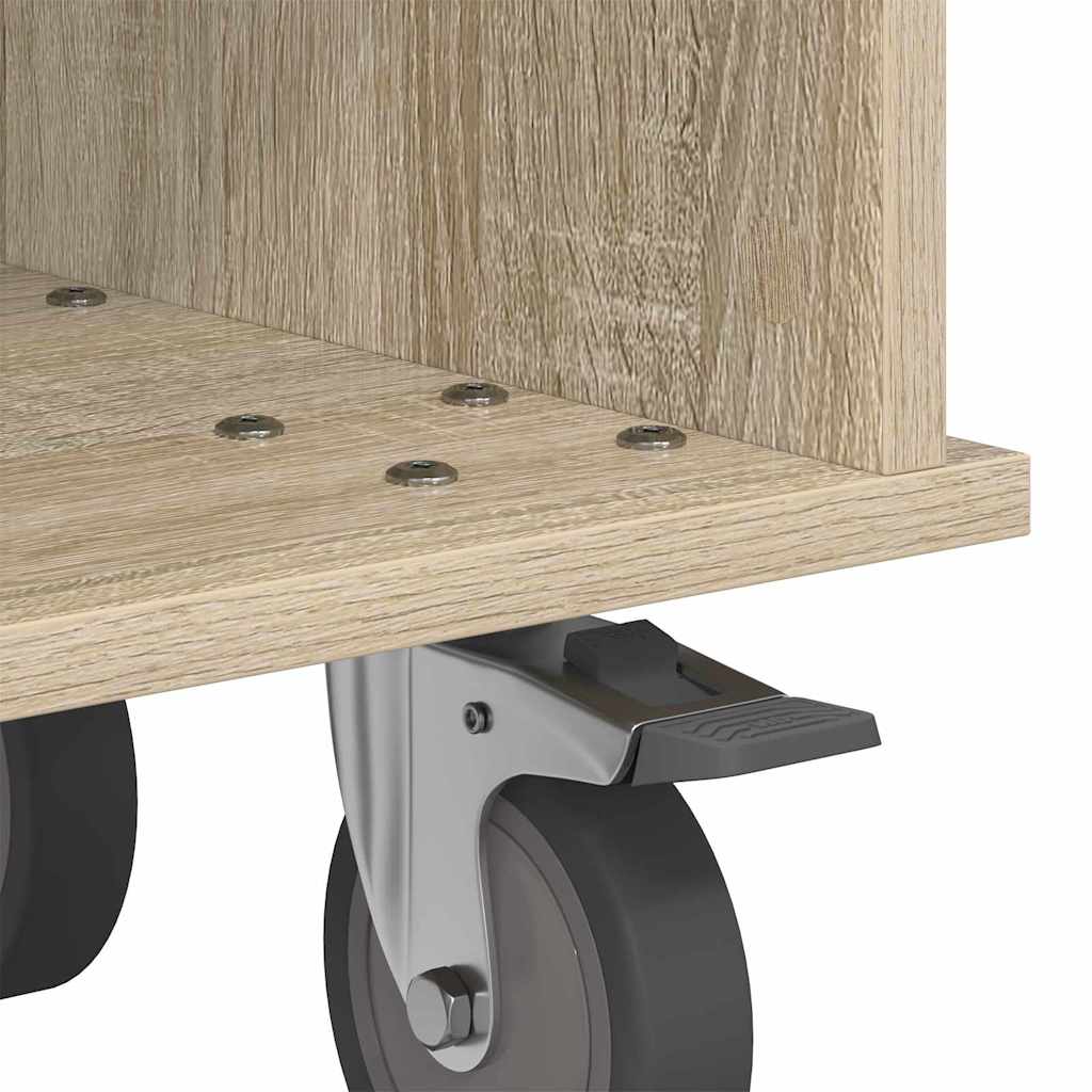 TV Stand 37 x 35 x 35 cm Sonoma Oak Engineered Wood
