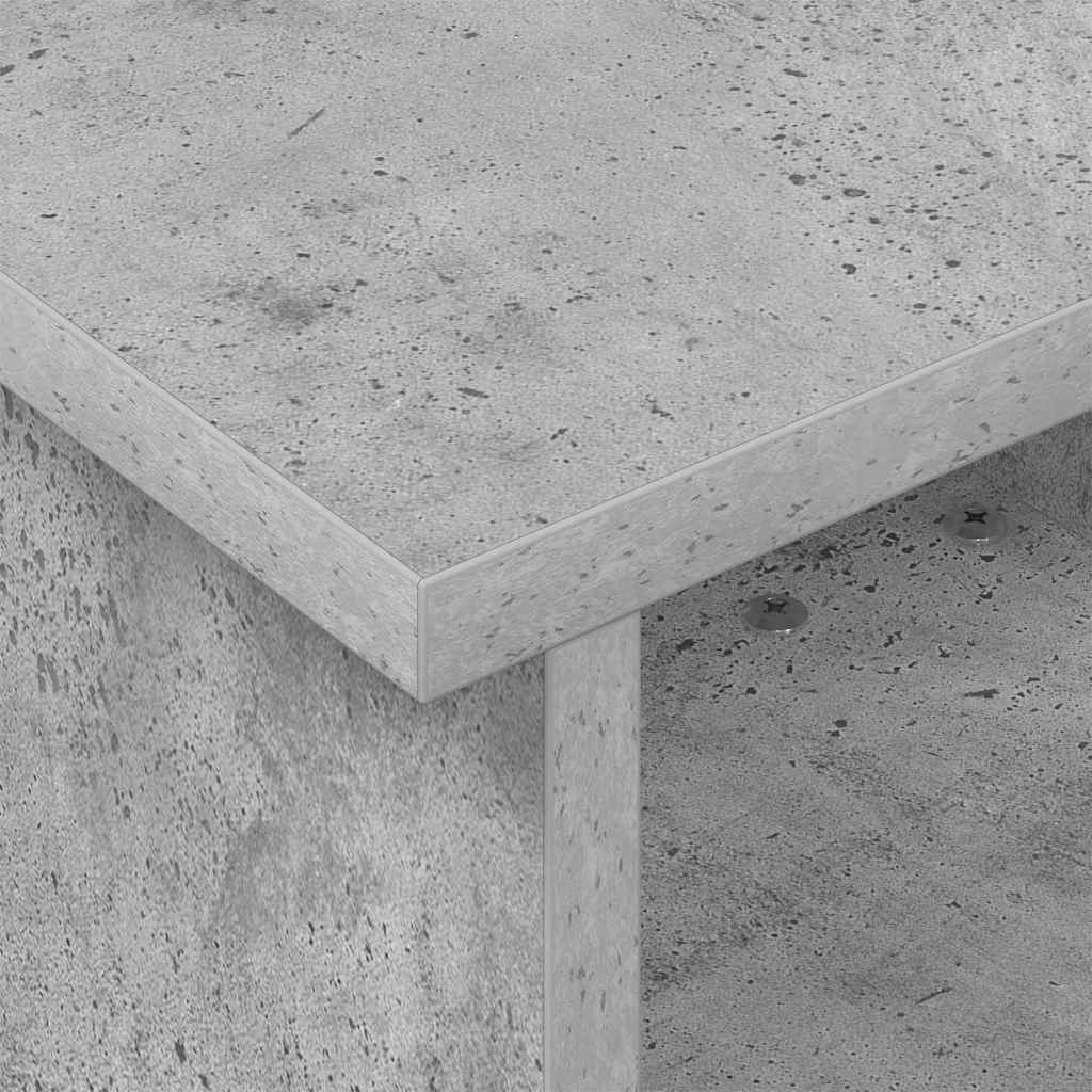 TV Stand 37 x 35 x 35 cm Concrete Grey Engineered Wood
