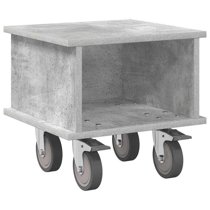 TV Stand 37 x 35 x 35 cm Concrete Grey Engineered Wood