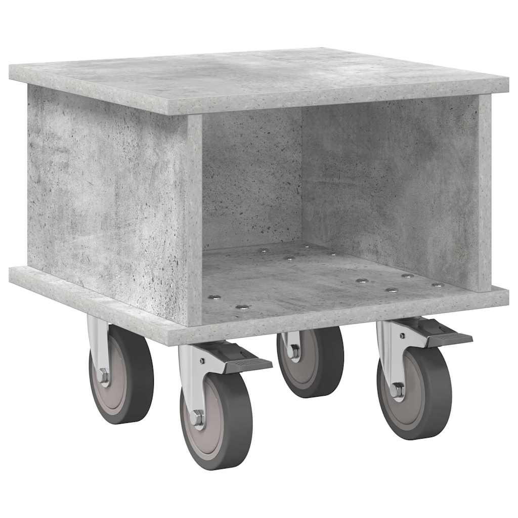 TV Stand Concrete Grey 37 x 35 x 35 cm Engineered Wood