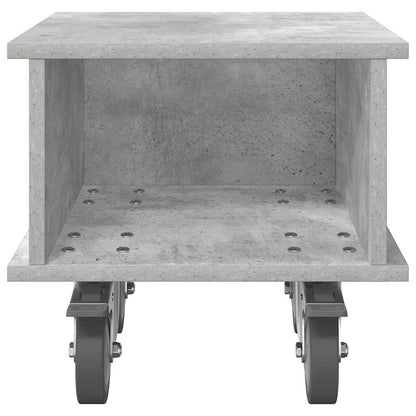 TV Stand 37 x 35 x 35 cm Concrete Grey Engineered Wood