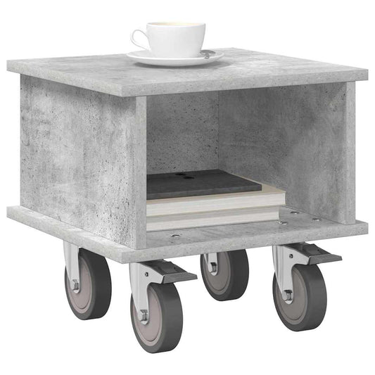 TV Stand Concrete Grey 37 x 35 x 35 cm Engineered Wood