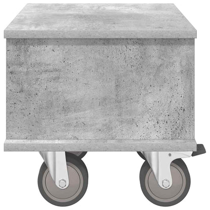 TV Stand 37 x 35 x 35 cm Concrete Grey Engineered Wood