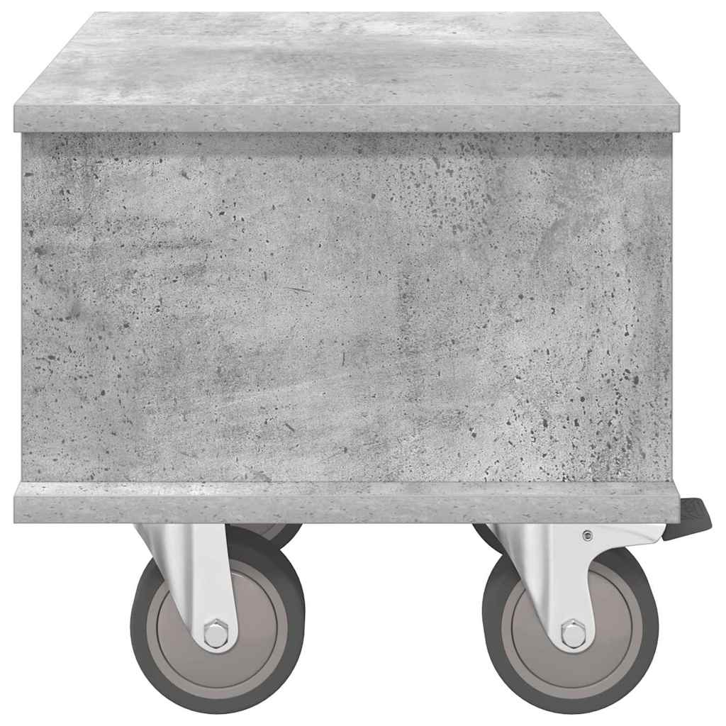 TV Stand Concrete Grey 37 x 35 x 35 cm Engineered Wood