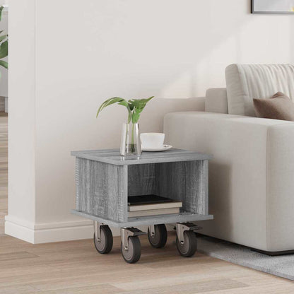 TV Stand 37 x 35 x 35 cm Grey Sonoma Engineered Wood