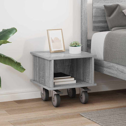 TV Stand 37 x 35 x 35 cm Grey Sonoma Engineered Wood