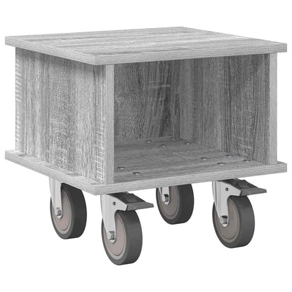 TV Stand 37 x 35 x 35 cm Grey Sonoma Engineered Wood