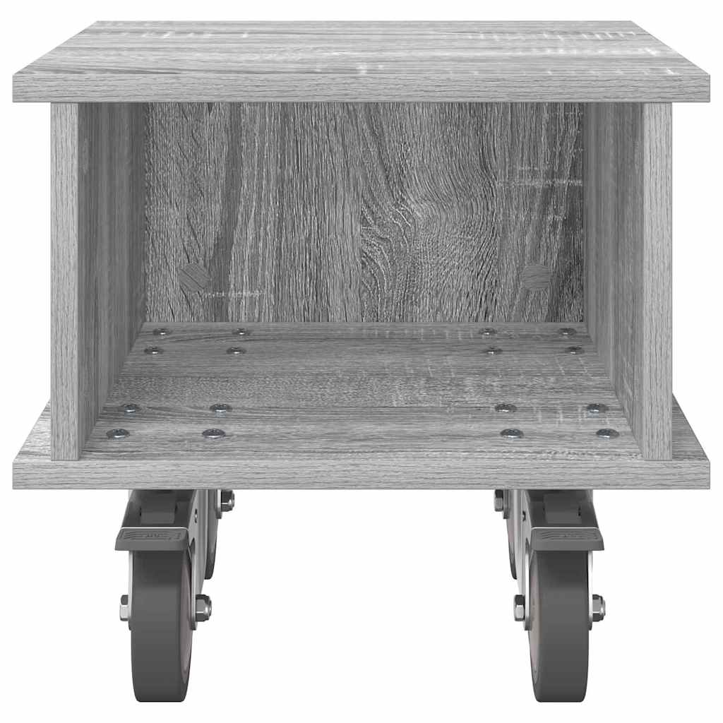 TV Stand 37 x 35 x 35 cm Grey Sonoma Engineered Wood