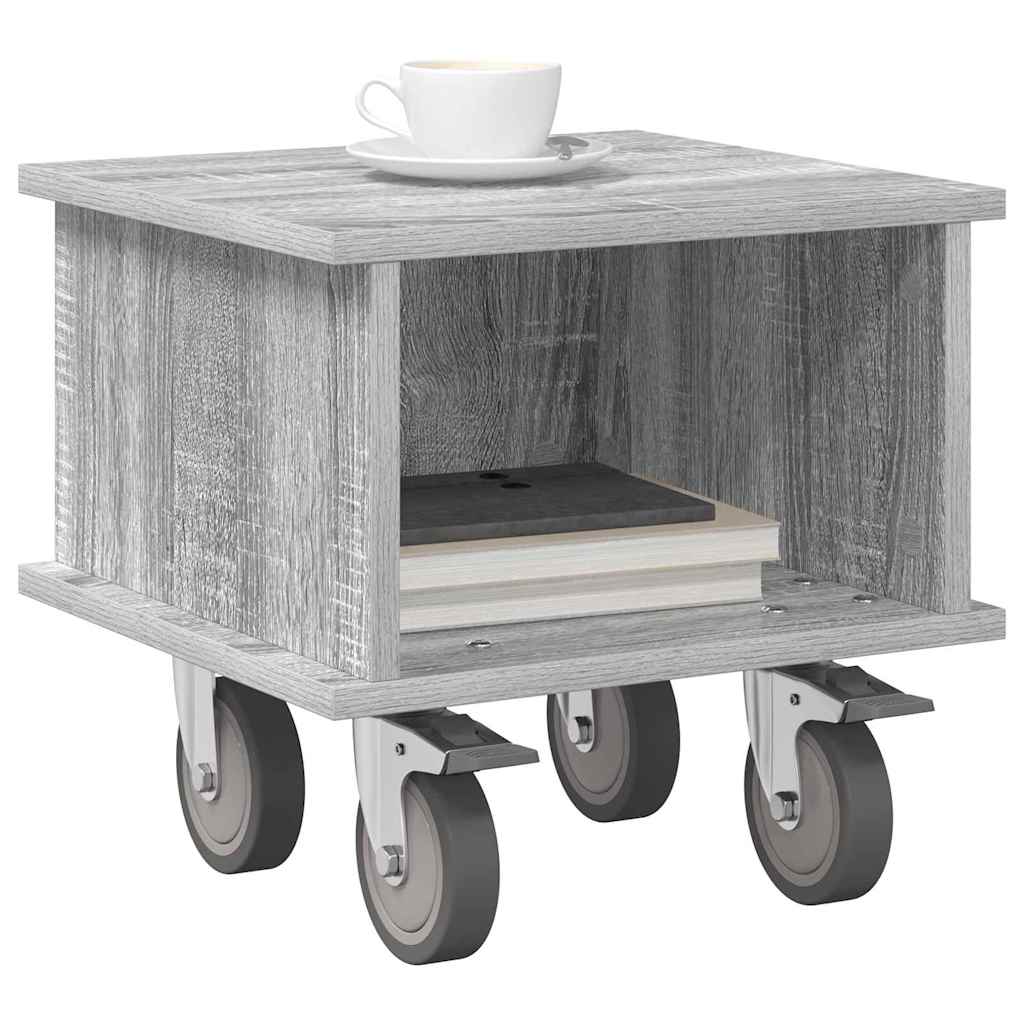 TV Stand 37 x 35 x 35 cm Grey Sonoma Engineered Wood
