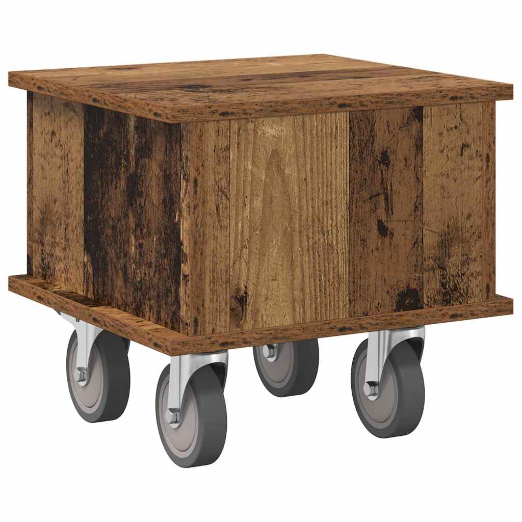 TV Stand Old Wood 37 x 35 x 35 cm Engineered Wood