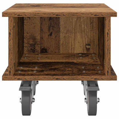 TV Stand Old Wood 37 x 35 x 35 cm Engineered Wood