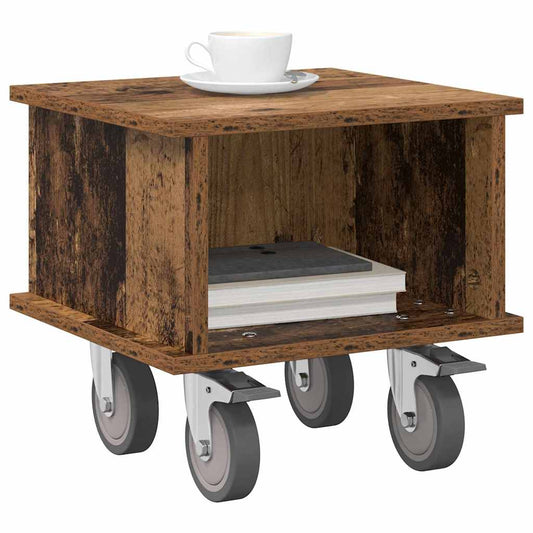TV Stand Old Wood 37 x 35 x 35 cm Engineered Wood