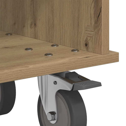 TV Stand 37 x 35 x 35 cm Artisan Oak Engineered Wood