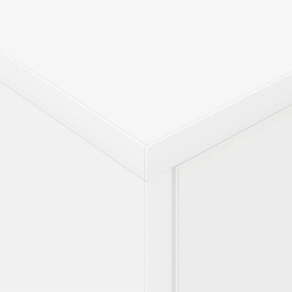 Bedside Table White 40.5 x 40 x 48 cm Engineered Wood