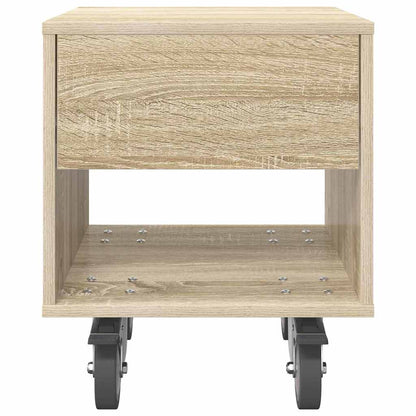 Bedside Table Sonoma Oak 40.5 x 40 x 48 cm Engineered Wood