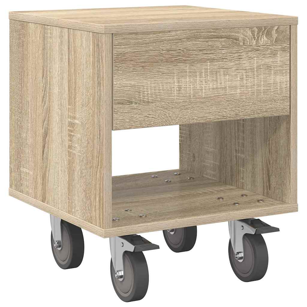 Bedside Table 2 pcs Sonoma Oak 40.5 x 40 x 48 cm