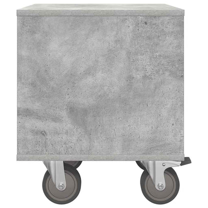 Bedside Table 2 pcs Concrete Grey 40.5 x 40 x 48 cm