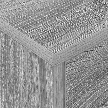 Bedside Table Grey Sonoma 40.5 x 40 x 48 cm Engineered Wood