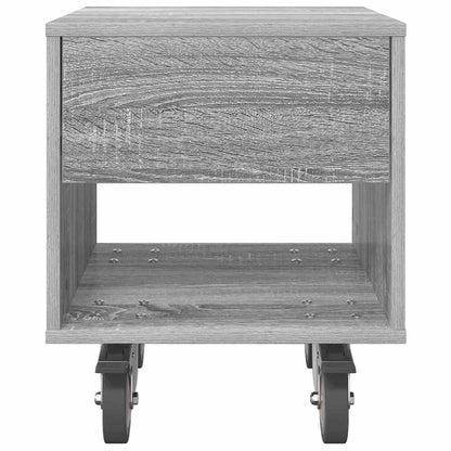 Bedside Table 2 pcs Grey Sonoma 40.5 x 40 x 48 cm