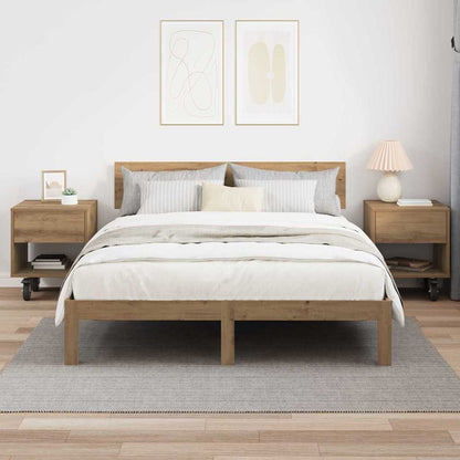 Bedside Table 2 pcs Artisan Oak 40.5 x 40 x 48 cm