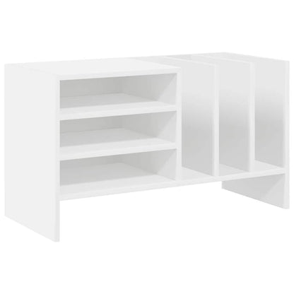Record Cabinet White 78.5 x 35 x 45 cm Engineered Wood