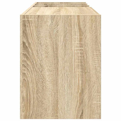 Record Cabinet Sonoma Oak 78.5 x 35 x 45 cm Engineered Wood