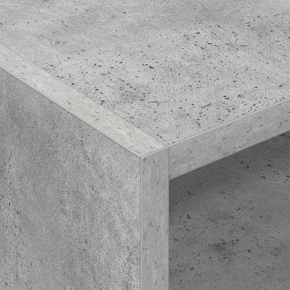 Record Cabinet Concrete Grey 78.5 x 35 x 45 cm Engineered Wood