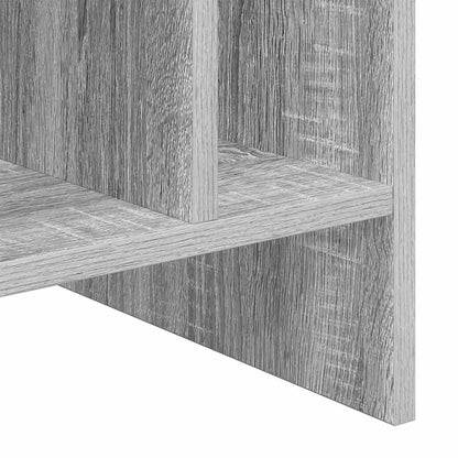 Record Cabinet Grey Sonoma 78.5 x 35 x 45 cm Engineered Wood
