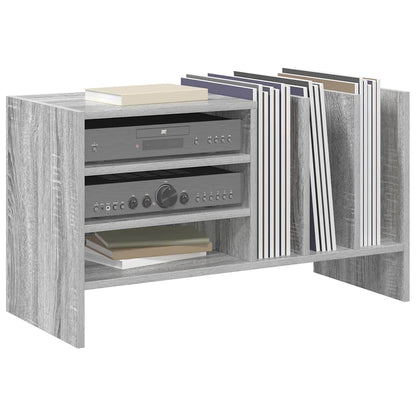 Record Cabinet Grey Sonoma 78.5 x 35 x 45 cm Engineered Wood