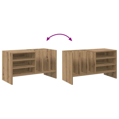 Record Cabinet Artisan Oak 78.5 x 35 x 45 cm Engineered Wood