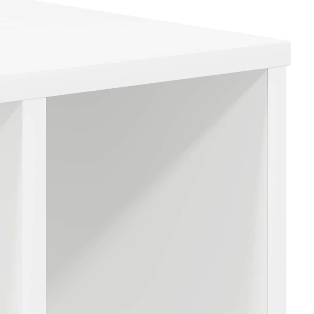 End Table White 37 x 32 x 40 cm Engineered Wood