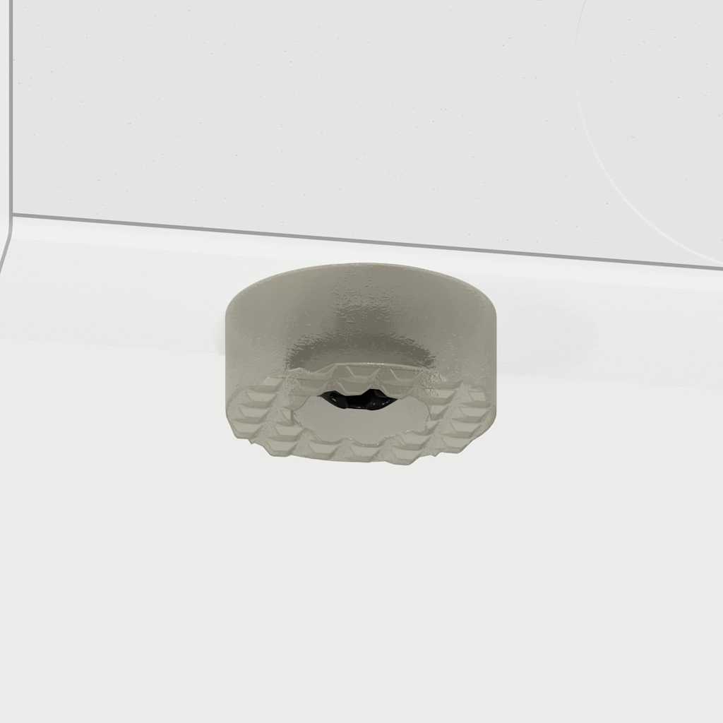 End Table White 37 x 32 x 40 cm Engineered Wood